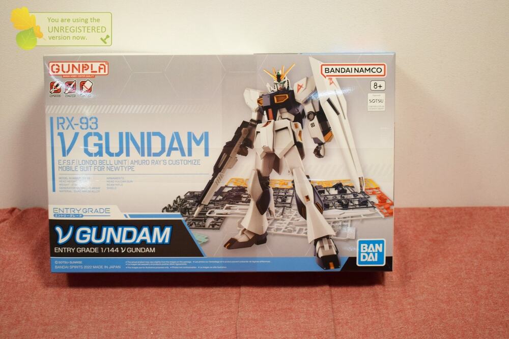 Bandai Gundam Char's Counterattack Nu Gundam Entry Grade 1/144 Model Kit
